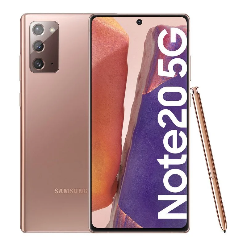 Smartphone SAMSUNG Galaxy Note 20 5G 256Gb N981B Ds Bronze Grau C (Recondicionado Sinais de Uso)