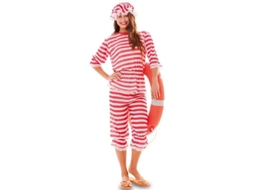 Fato de Mulher DISFRAZZES Banhista Anos 20 (Tam: M/L)