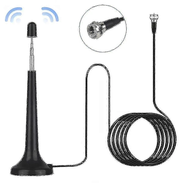 Antena De Rádio Fm Interna /ea/ Para Sistemas Hifi, Amplificadores Estéreo Com Sintonizador, Home Theater E Receptores De Cinema. Aquaforge