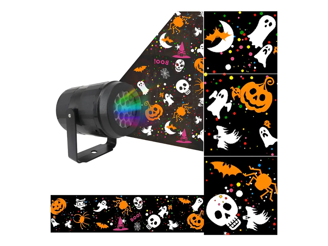 Compatível com projetor LED genérico para decoração de Halloween /
