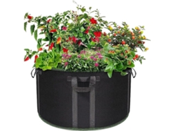 Saco de Plantio, Vaso de Plantas Respirável e Às Intempéries com 4 Alças, Saco de Cultivo em Tecido para Frutas e CHABERLU