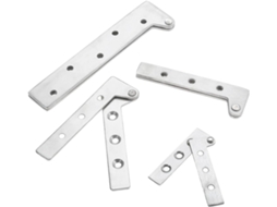 Conjunto Com 2 Dobradiças Pivotantes De Aço Inoxidável Para Portas, Com Rotação De 360 Graus, Para Armários E Móveis, Na