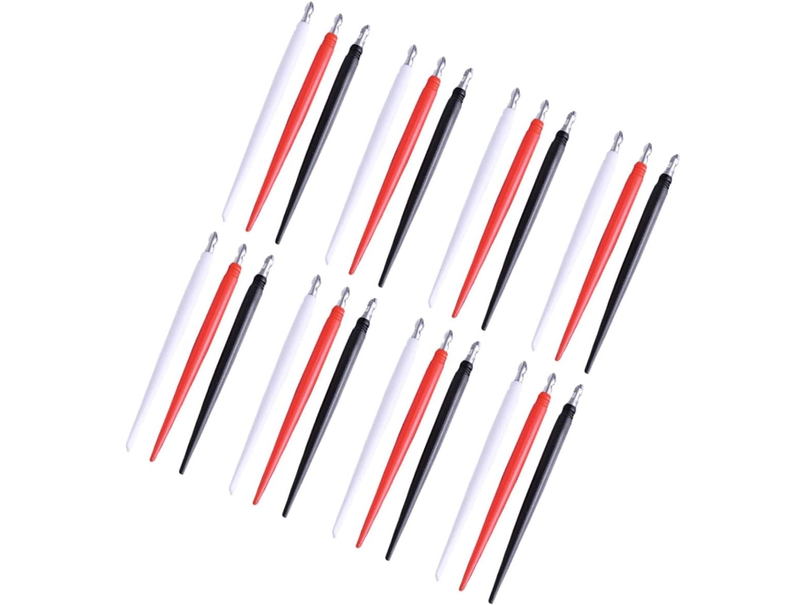 Conjunto De 24 Peças Com Pincel Raspador Para Pintura De Arranhões