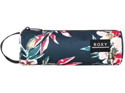 Estojo ROXY Off Wall Floral (Azul - 5x23x8.5 cm)
