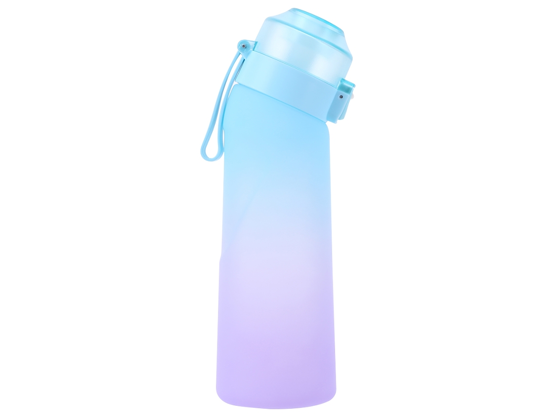 Garrafa de Água Esportiva de 650ml, Feita de Plástico Reutilizável. MDUG (azul)