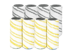 Conjunto de rolos de 8 peças compatível com limpador de piso Karcher Fc7 Fc5 Fc3 Fc3d