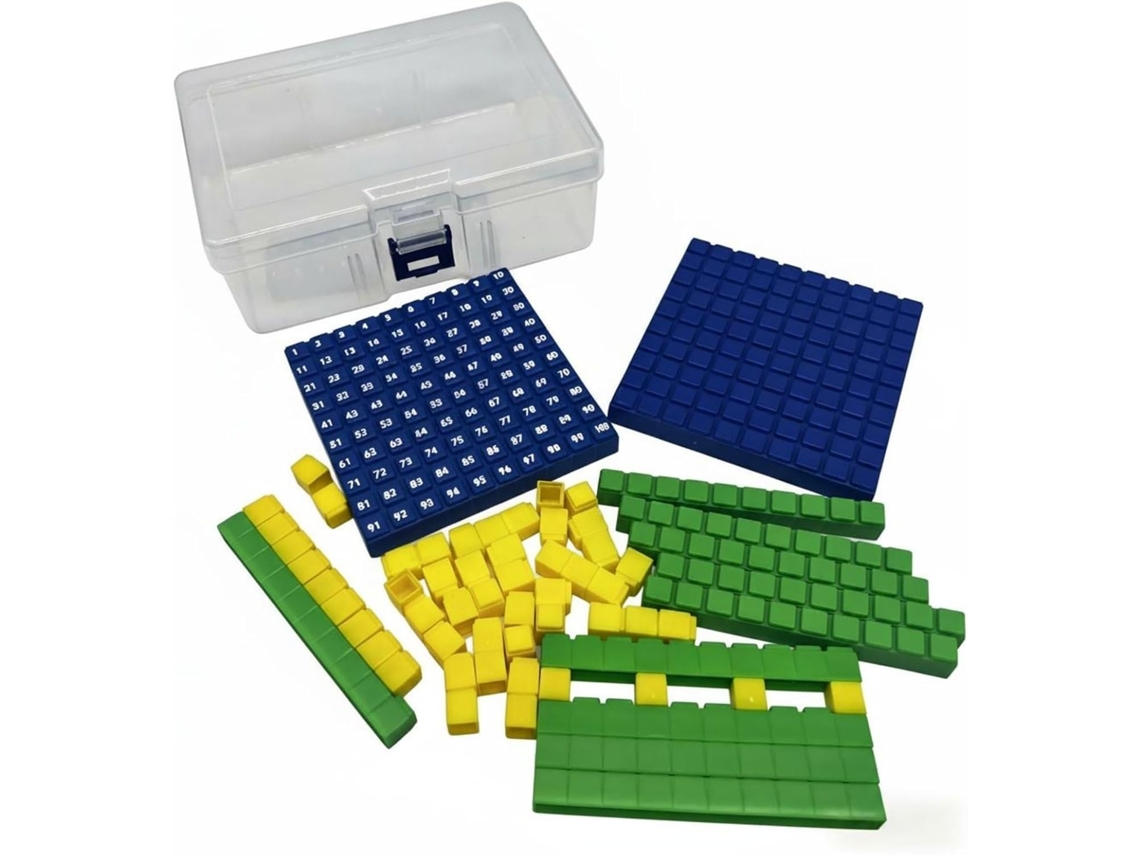 Kit De Blocos Básicos 10 Para Aprendizagem De Matemática