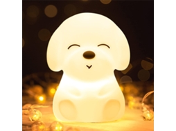 Luz Noite Recarregável Puppy Silicone 8 Cores Presente Infantil Kawaii NEVEANCE