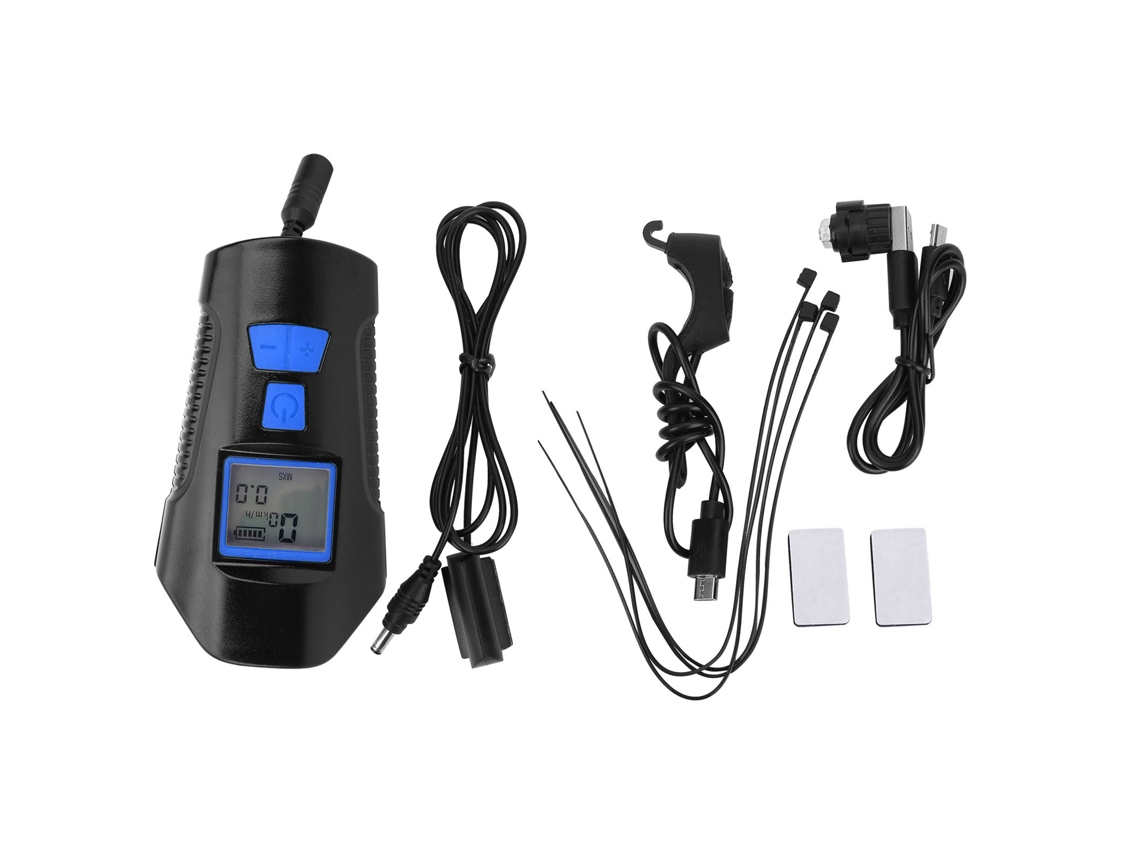 Farol De Bicicleta à Prova Dágua, Recarregável Via Usb, Com Buzina Para Ciclismo Noturno. Aquaforge