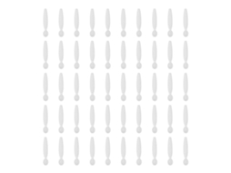 50pcs Espátulas De Maquiagem Com Ponta Redonda Reutilizáveis Para Creme Facial Máscara E Cuidados Com A Pele Portáteis