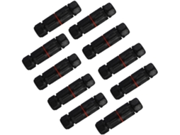 Conector De Cabo Mini De 3 Pinos, Resistente Ao Fogo E A Altas Temperaturas, Emenda De Cabo Para Uso Gokoco