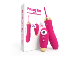 Brinquedo sexual rosa para estimulação do ponto G do clitóris, vibrador de pulso feminino para orgasmos mais rápidos, vermelho