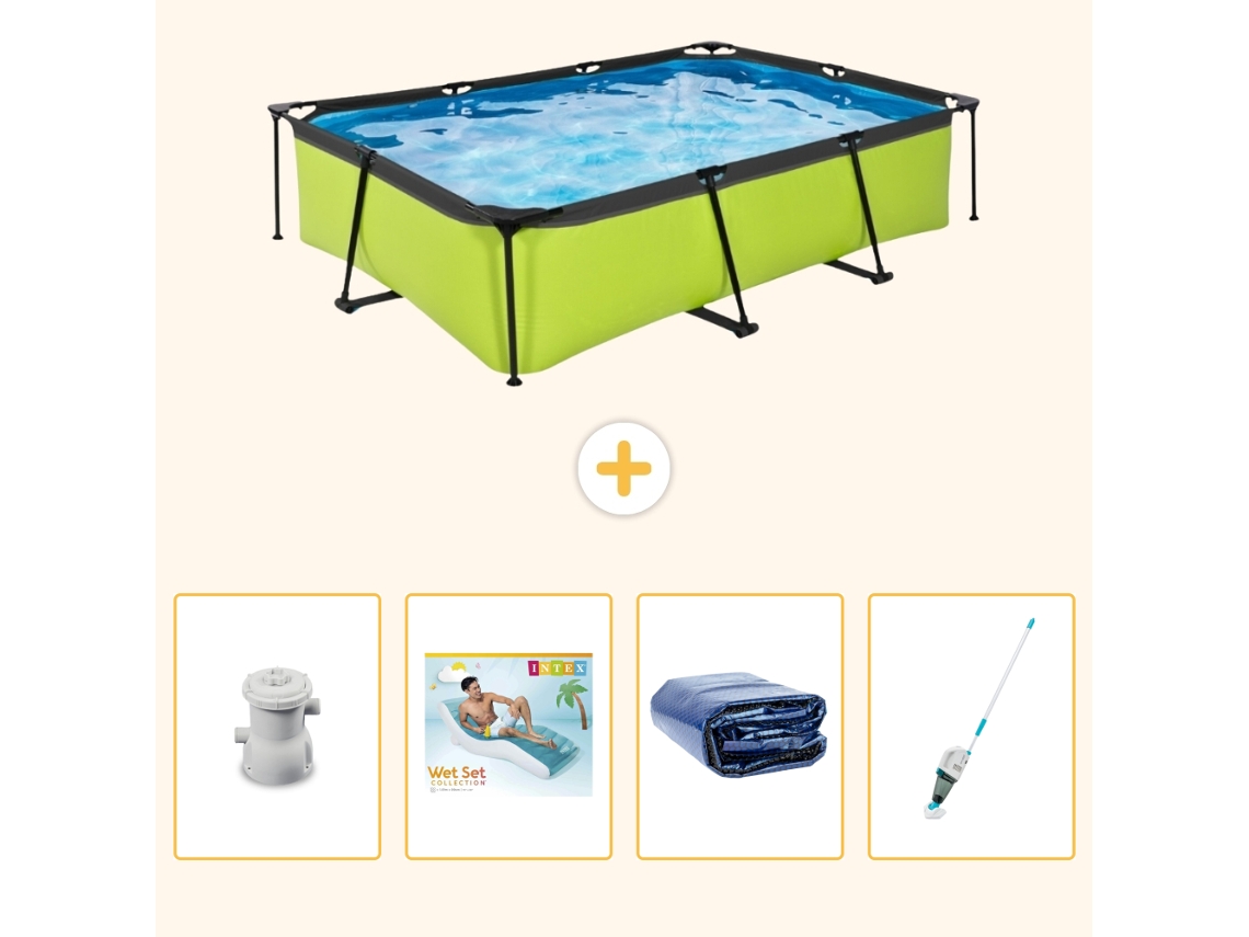 Exit-toys Piscina Exit Retangular - 300x200x65 Cm - 5-peças S261