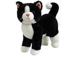 Pelúcia Gato, 25cm, Realista, Almofada Pelúcia Macia E Fofa,