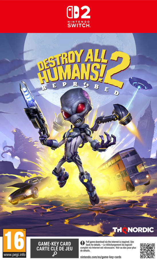 Pré-venda Jogo Nintendo Switch 2 Destroy All Humans! 2 - Reprobed