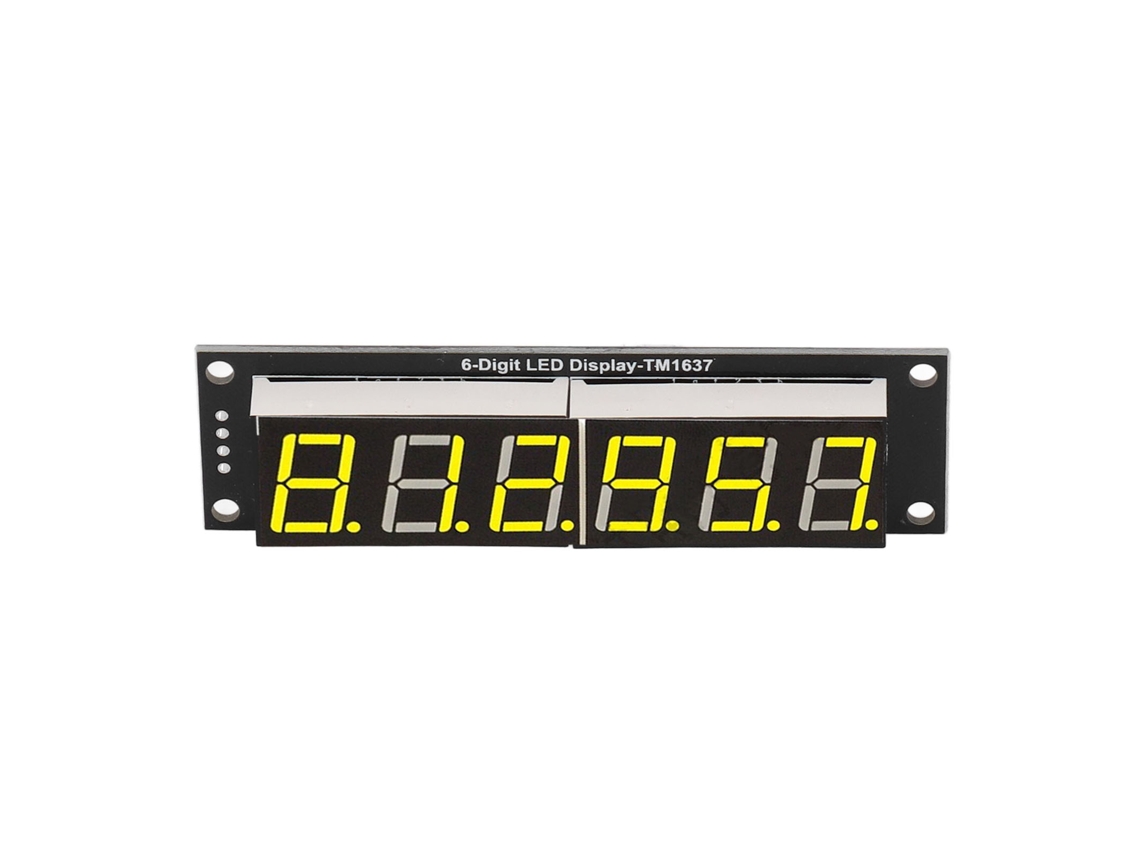 Laxiscreed Módulo De Display Digital De 0,56 Polegadas, 6 Dígitos, 7 Segmentos Para Projetos Eletrónicos