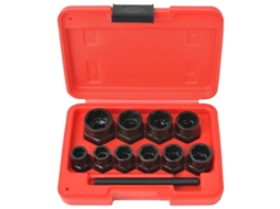 Vidaxl Conjunto Extrator P/ Parafusos E Porcas Danificados 11 Pcs Aço