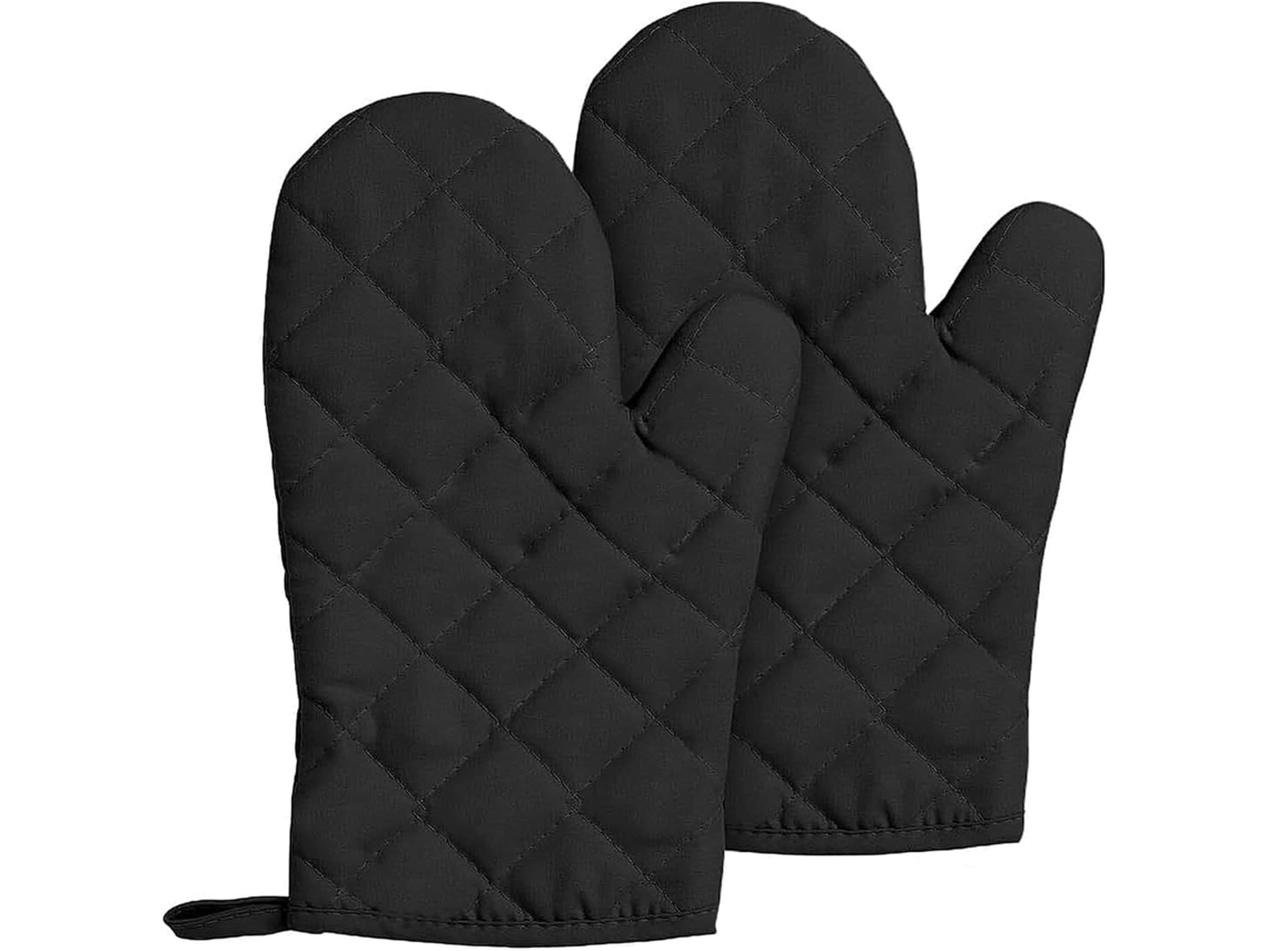 Luvas de Suporte para Panela, Resistente Ao Calor, 2 Pcs, Preto ZYBLSSBB