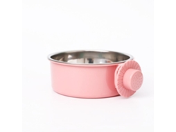 Tigelas Removíveis de Aço Inoxidável para Cães e Gatos, Cor Rosa AQUAFORGE
