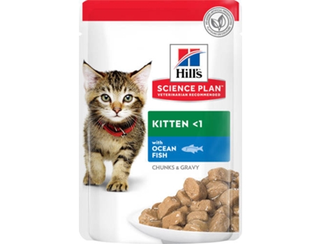 Ração para Gatos HILL'S (12x85 g - Húmida - Sabor: Peixe)