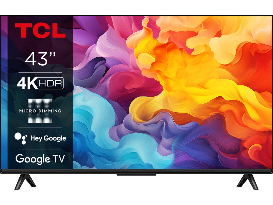 TV TCL 43P61B (LED - 43'' - 109 cm - 4K Ultra HD - Smart TV)