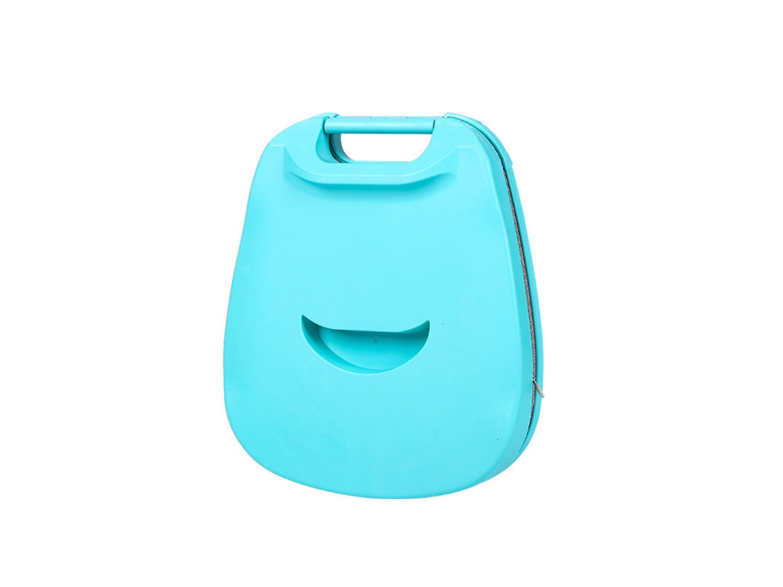 Almohada Plegable Para Siesta Con Asa De Acero, Respirable, Azul Cielo, Oficina Colegio