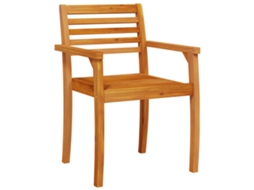 Conjunto de Cadeiras de Jardim 2 Peças Madeira de Acácia Maciça 59x55x85 cm MAISON EXCLUSIVE