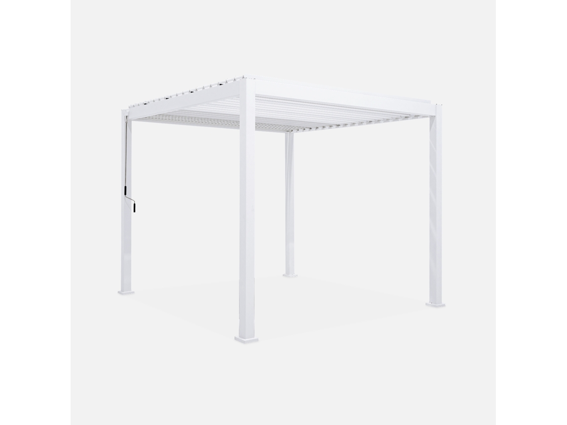 Pérgula Bioclimática de Alumínio Branco 3X3 M I SWEEEK