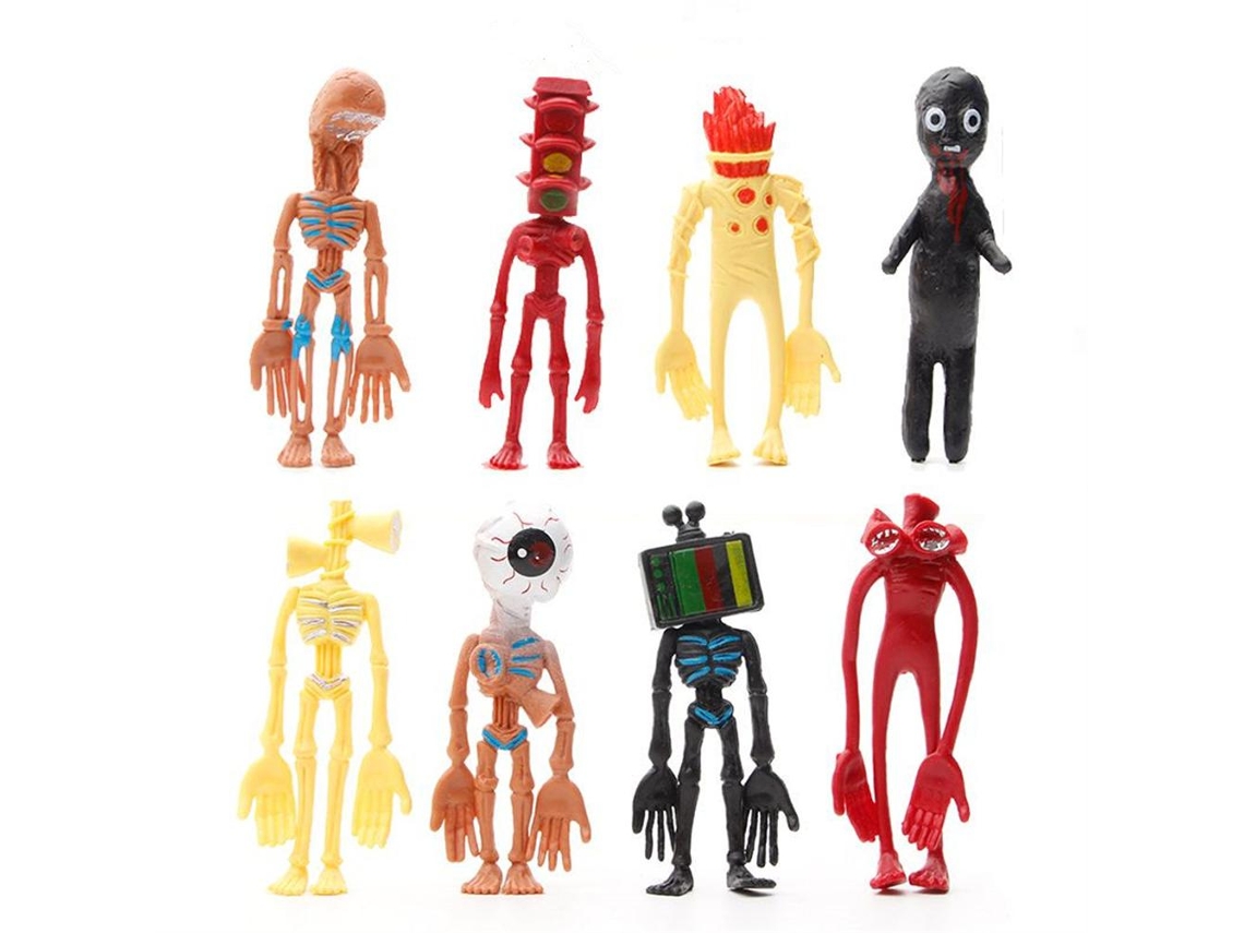 Ats 8 Peças/conjunto Figuras de Anime Figura de Ação Escultura Colecionável Boneca Brinquedos Presente para Fãs de Anime
