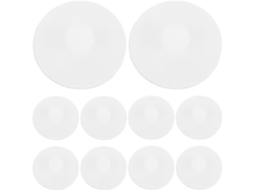 10 Tampas De Silicone Para Garrafas De Água, Antivazamento, Para Copos E Bebidas, Substituição Ideal Para Piqueniques 10 Tampas De Sili Gokoco