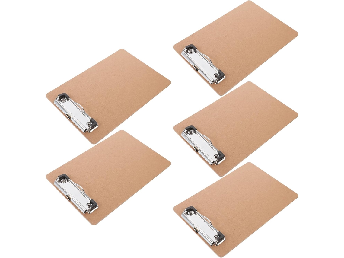 Conjunto De 5-pranchetas Compactas Callaron, Suporte Rígido, Tamanho A5, Conferências, Escritório E Uso Doméstico