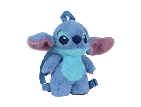 Mochila infantil azul com ponto 3D (17 x 30 x 11 cm)