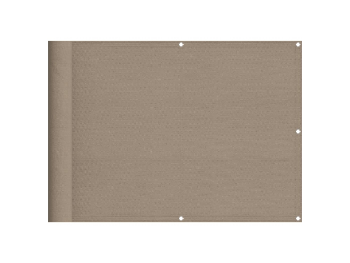 Balcony Screen, Balcony Screens Vidaxl Cinzento-acastanhado Poliéster (75 X 700 Cm)