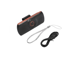 Kit de Viseira Solar para Carro Sem Fio Bluetooth Viva-Voz Viva-Voz para Smartphones Carregador de Carro Laranja -Lr1531