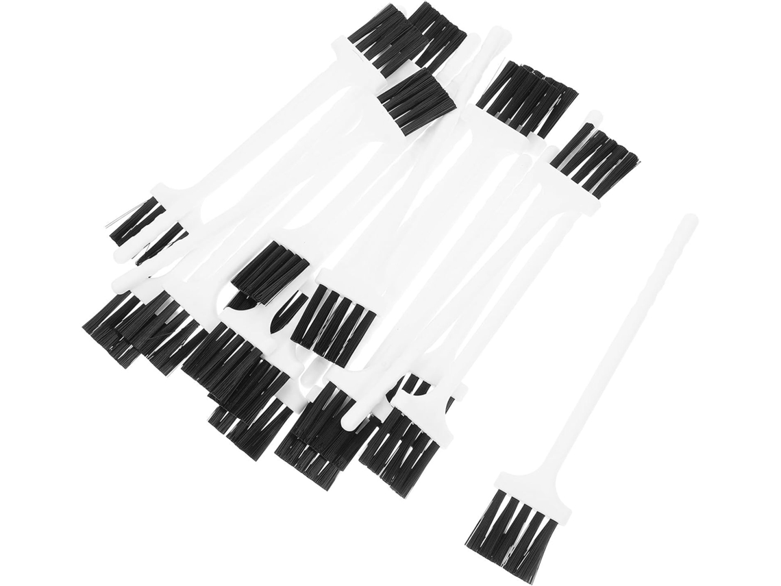 Escova De Limpeza Totority Em Nylon Branco Para Utensílios Cozinha E Frestas Portas Ou Janelas, Compacta E Portátil