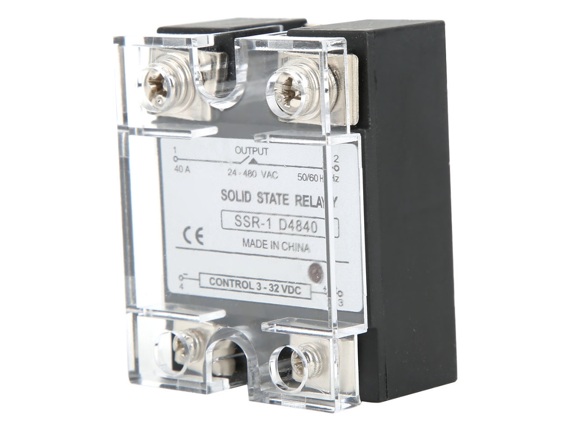Relé De Estado Sólido Ssr 40a Dc Controlado Ac