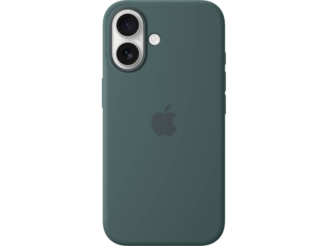 Capa APPLE Silicone Case com MagSafe para iPhone 16 (Lake Green)