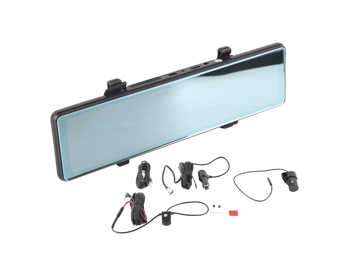 Câmera De Ré 10 Polegadas T70 Dvr Com Bt5.0