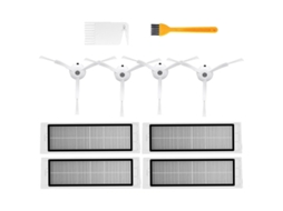 Kits de acessórios para xiaomi roborock s50 s51 e25 s5 s60 c10 roborock robô peças vácuo filtro escova lateral