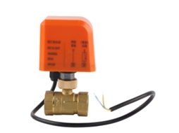 Válvula De Bola Elétrica 2 Vias Dn20 Latão Dc12/24v 2 Fios Profissional 1,6mpa
