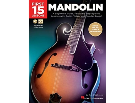 Livro FIRST 15 LESSONS MANDOLIN de Fred Sokolow (Inglês)