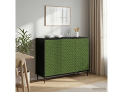 Vidaxl Buffet Geleen Carvalho Preto 102 X 33 X 76 Cm