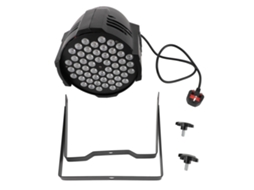 Luz de palco LED com controle DMX 512 e RGBW EOOCOO