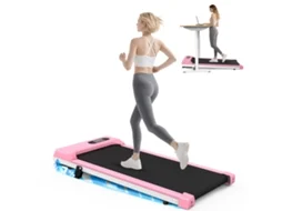 Passadeiras de Corrida RACINGREAT Velocidade Máx 8Km/H 2.5Hp com Controlo Remoto Superfície de Corrida 95X38.5Cm Peso Máx 130Kg Rosa