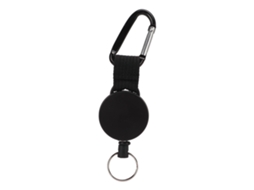 Chaveiro Retrátil com Carabina e Fio de Aço