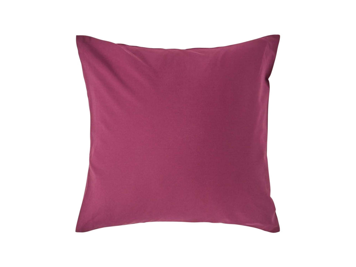 Homescapes Plum European Size Egyptian Cotton Pillowcase 200 Tc, 40 X 40 Cm