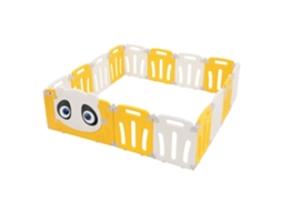 Parque Panda Bebê Portão, Portão Dobrável Para Gatinhar, 160x160 Cm Joyz