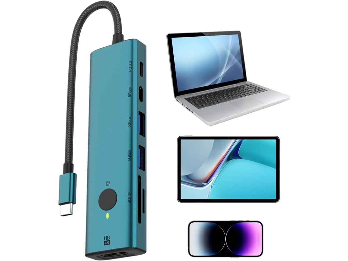 Hub Usb-c, Extensor De Usb 3.0