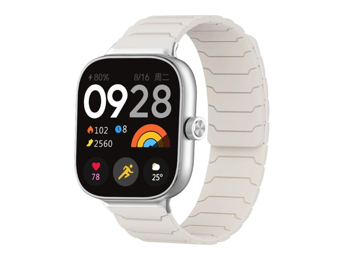 Bracelete para Xiaomi Band 9 Pro / 8 Pro XIAOMOYU em silicone magnético Starlight