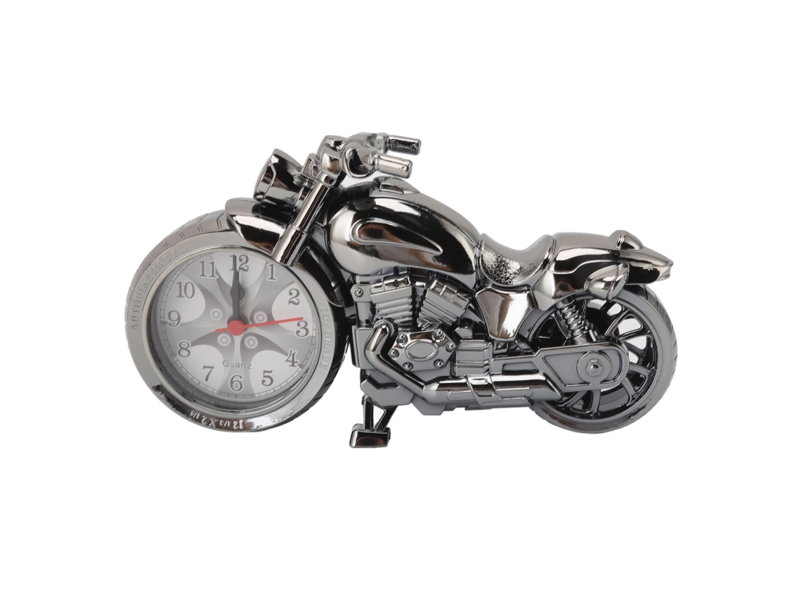 Relógio Despertador Moto Vintage Simulação Dourado Escuro 168b
